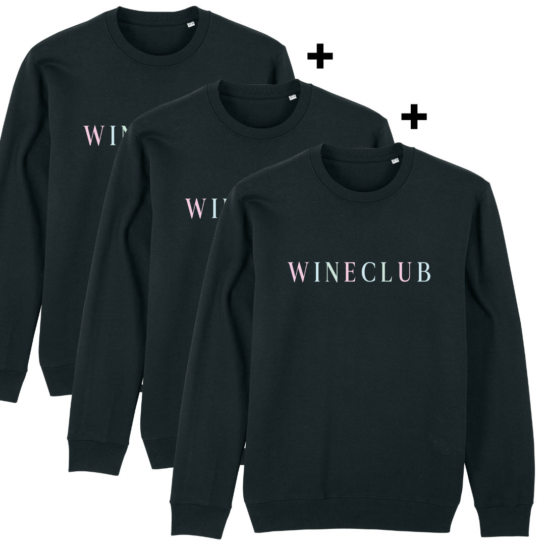 3er Set Wineclub - Unisex Sweater