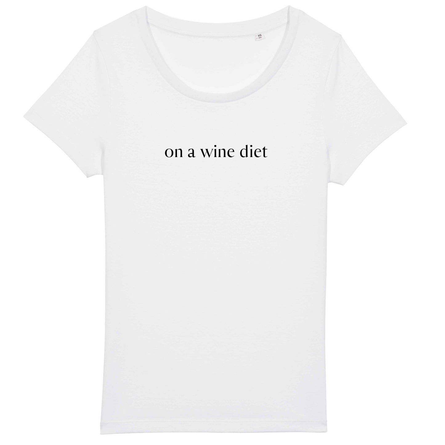 on a wine diet- Damen organic Shirt
