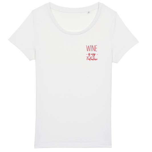 Wine is my valentine - Damen Organic Shirt
