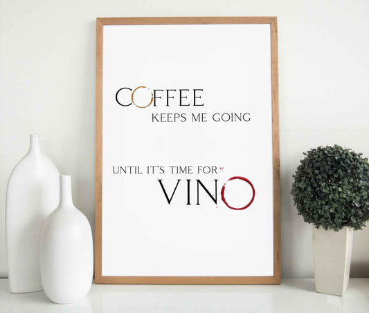 Coffee & Vino - Poster